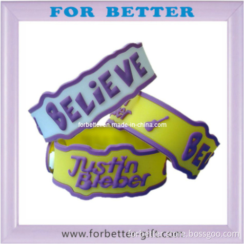 Soft PVC Wristband, Justin Bieber